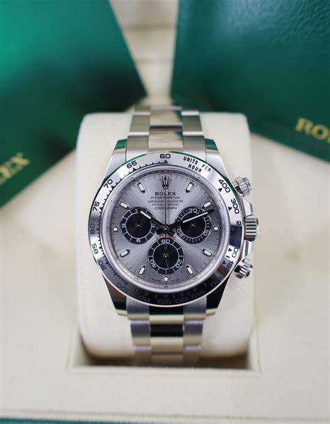 Rolex Cosmograph Daytona in Oyster, 40 mm, white gold, .